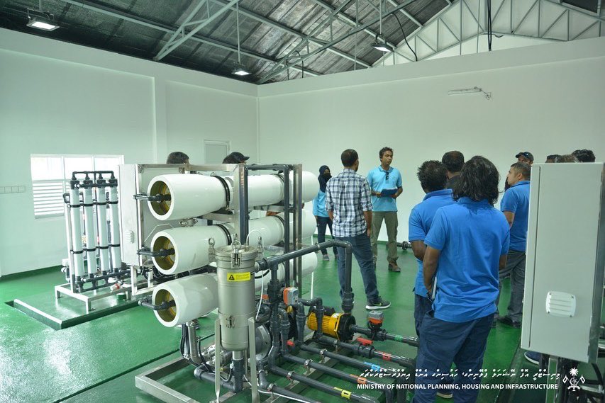 AishathRaufa's tweet photo. Ongoing Testing &amp; Commissioning of K.Gulhi Water Supply and Sewerage Facilities upon completion of all the components of the project. https://t.co/uhNBnEOPSs