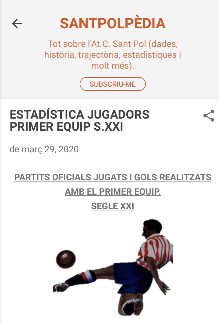 santpolpedia's tweet photo. 📊Actualitzat al web el rànquing de PJ i Gols dels jugadors del 1E del @atcsantpol al s.XXI
📲 https://t.co/ngnNt5g5tP
👉Doblet de @Guillemcone4 #Top33
👉Debut en partit oficial de Joel Riera
👉5è PJ de @SasaJordi amb el 1E
Segueix-nos!
@santpolpedia https://t.co/3qs5aGUmga