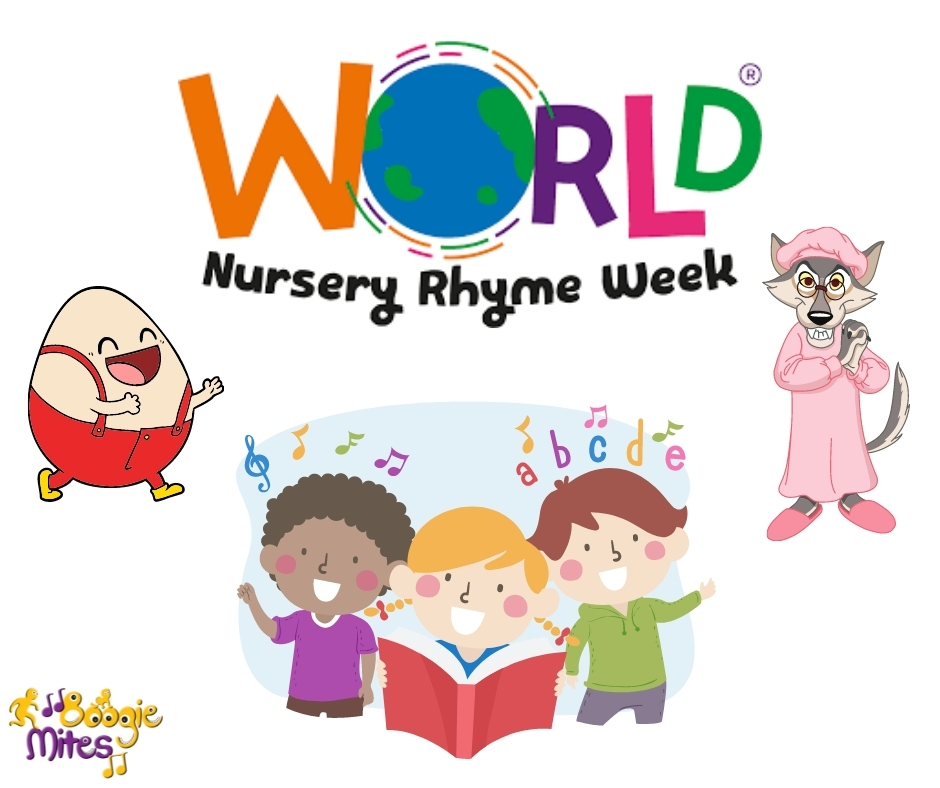 Welcome to <a href="/worldrhymeweek/">World Nursery Rhyme Week</a> 🎵

Nursery Rhymes (&amp; music in general) support childhood development in so many ways!

They boost language, social and physical skills to name a few💜

#worldnurseryrhymeweek #music #earlyyears #nurseryrhymes