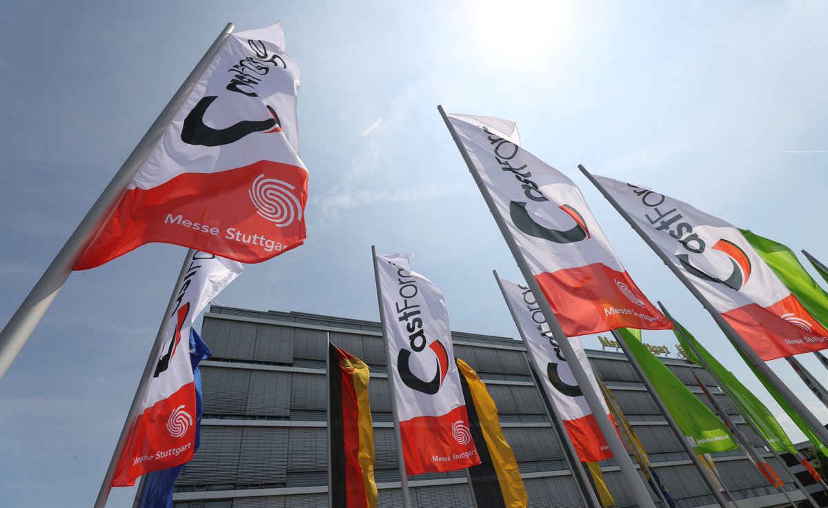 Messe_Stuttgart's tweet photo. Zum Aufplanungsbeginn der @castforge 2022 freuen wir uns über den großen Zuspruch aus der Branche und eröffnen wegen der hohen Nachfrage eine zusätzliche Messehalle. #castforge #messestuttgart
➡️ https://t.co/ttzuGw52Kl https://t.co/JQBfNQgwyZ