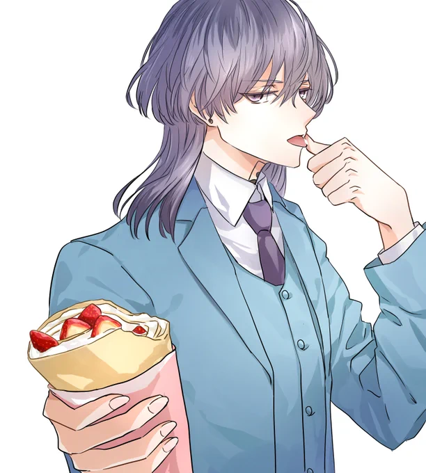 クレープと竜胆( ˊ̱˂˃ˋ̱ )
#東卍FA 