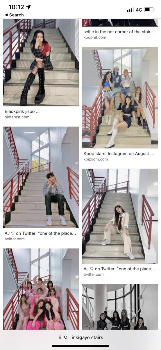 every kpop stan know this goddamn stairs