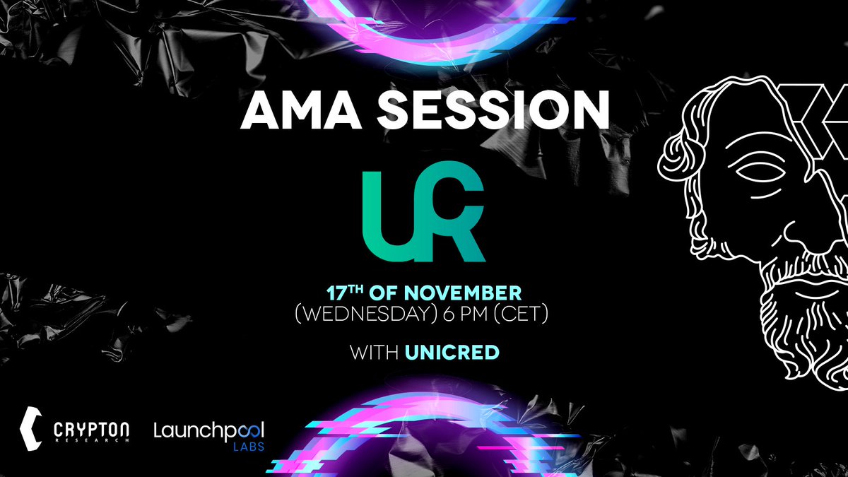 ResearchCrypton's tweet photo. We will be hosting a dual-language AMA with 
@unicredofficial on 17th of November, 18 PM CET on our crypton research telegram group. Come and join us!

https://t.co/shN5Q5NYTR

$LPOOL $UCR https://t.co/8OPDJPx9AX