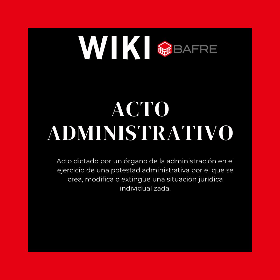 BafreIN's tweet photo. ➡ Nueva semana y seguimos con la #wikibafre.
🔹 Con la "A" 👉 ACTO ADMINISTRATIVO
#glosario #bafre #bafreinmobiliaria #GestionesInmobiliarias #inmobiliaria #inmobiliariamadrid #diccionario #diccionarioinmobiliario #mercadoinmobiliario #sectorinmobiliario #lunes #FelizLunes https://t.co/98Q9Nmnr2F