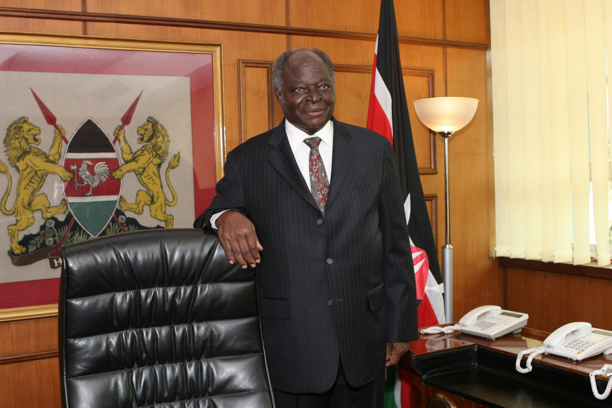 Happy birthday to you. Your Excellency former President of Kenya
Mwai Kibaki 