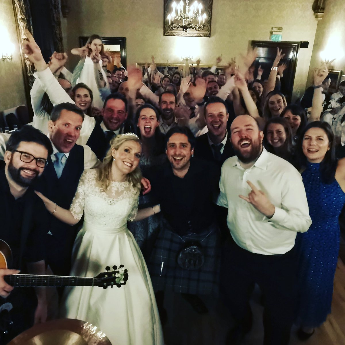 Saturday night at <a href="/dalhousiecastle/">Dalhousie Castle</a>
#wedding #ceilidh #scotland