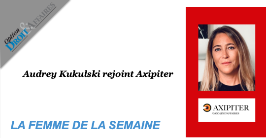 Option_DA's tweet photo. [LA FEMME DE LA SEMAINE] - Audrey Kukulski rejoint Axipiter

➡️   https://t.co/gEPSdrWC3A https://t.co/vBvOrx29H2