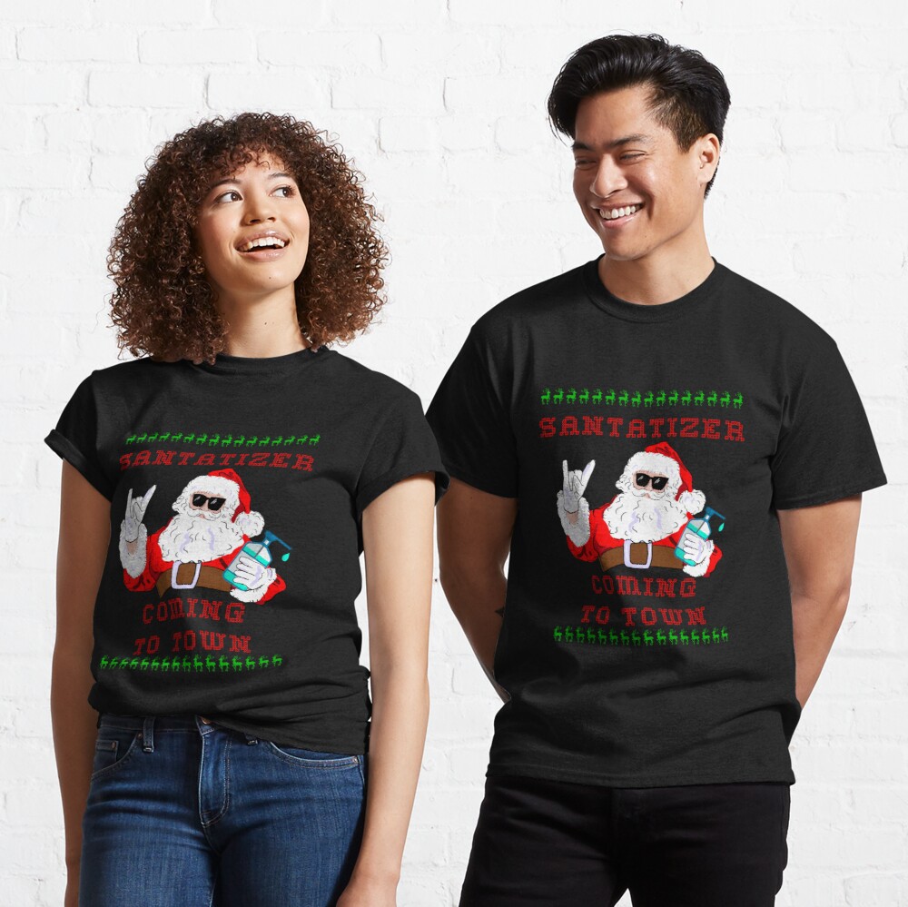 ParadiGabriella's tweet photo. Funny Santa ugly sweater. Don't forget to sanitize! https://t.co/qAnmfX0Zzu https://t.co/K8oSsOYh5Z