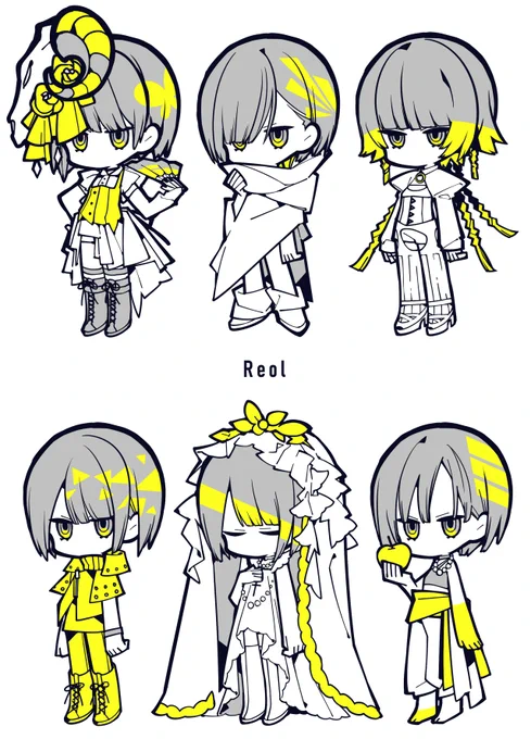 Reolさん@RRReol のFC「秘密結社L」の会員限定グッズのイラストデザインを描かせていただきました～
過去の衣装を描かせていただきました

喜んでもらえたら嬉しいですよろしくおねがいします! 