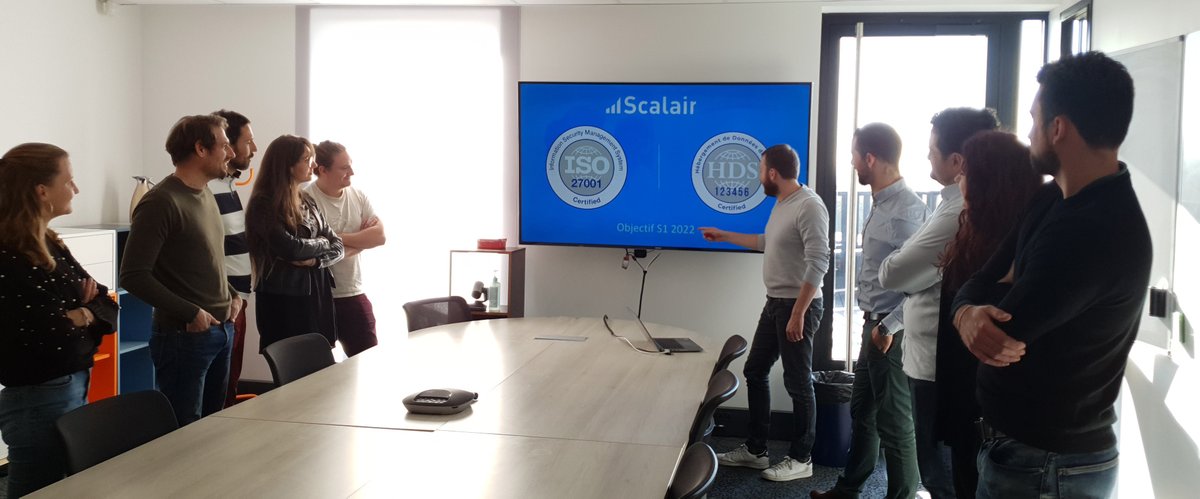 Certifications ISO 27001 et HDS, c'est parti!

Scalair lance la démarche de certification sur deux pans essentiels à la sécurisation des données critiques des entreprises. 

Toutes les équipes sont mobilisées pour relever ce nouveau défi ! 🤜🤛

#cybersecurite #Cloud #Sécurisé