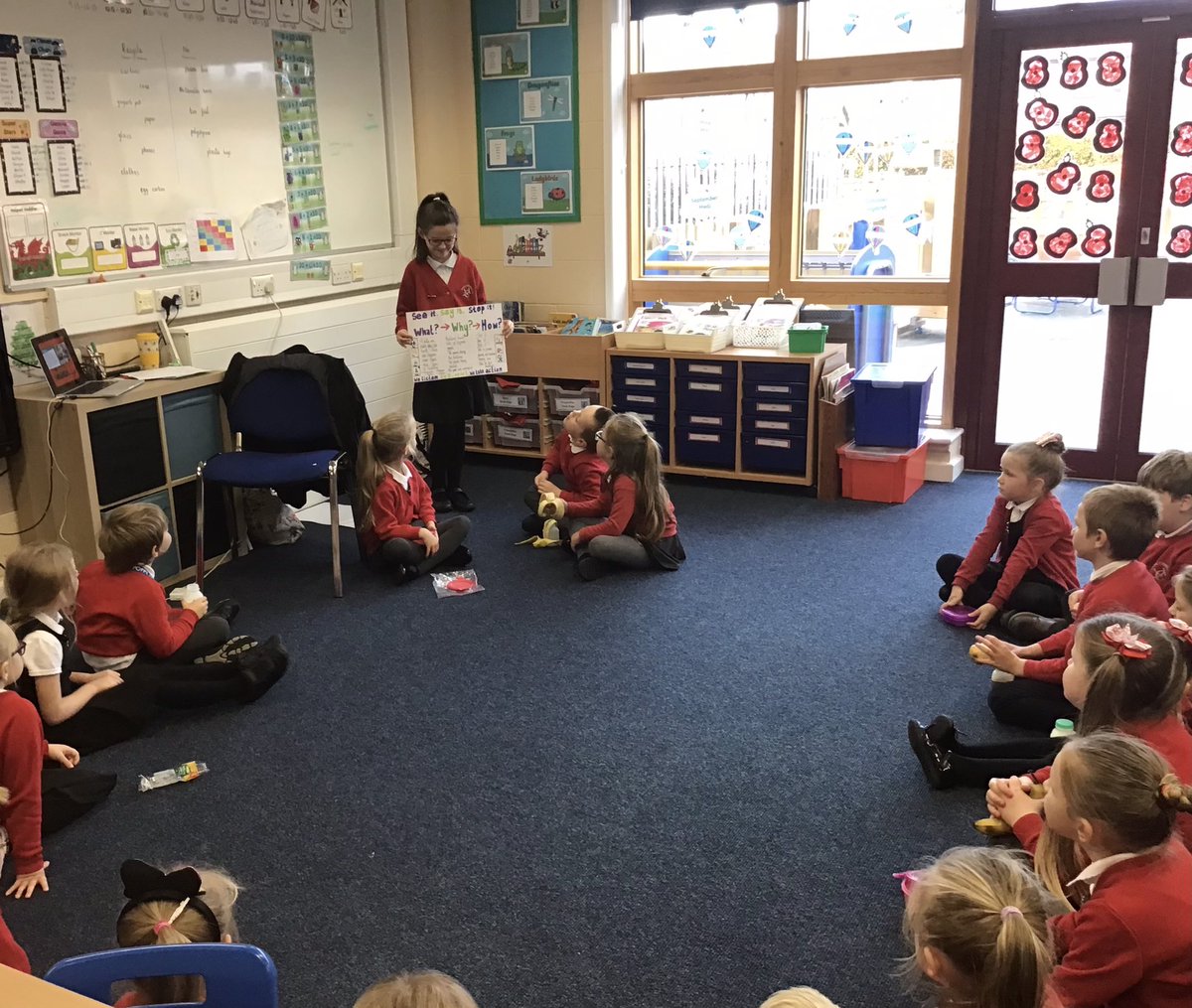 1pMiss's tweet photo. @YsgolEmmanuel Thank you #schoolCouncil for the  poster and talk on bullying! #AntiBullyingWeek https://t.co/NaufoOUGfQ