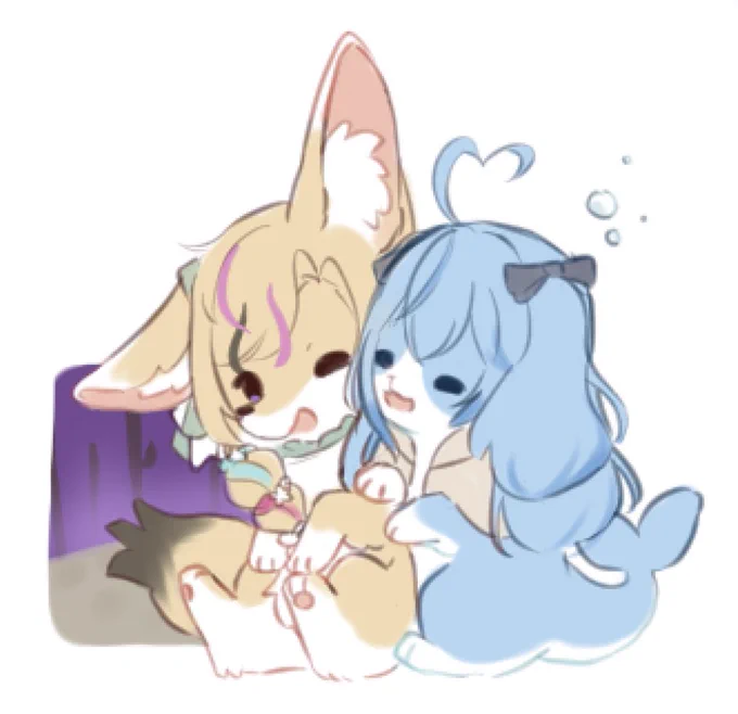 昨日のポルラミマイクラやばかった(てぇてぇ)
#擬獣化 