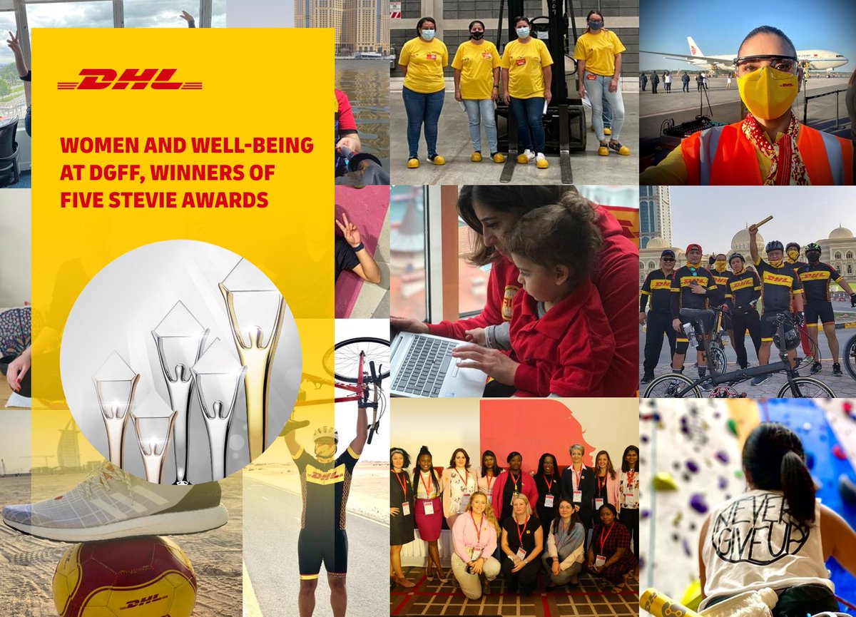 We have received 5 #StevieAward for Great Employers and Women in Business.

<a href="/TheStevieAwards/">The Stevie® Awards</a> have recognized us for our efforts driving Well-being and Diversity &amp; Inclusion

#DHLGlobalForwarding #GPTW #TopEmployer