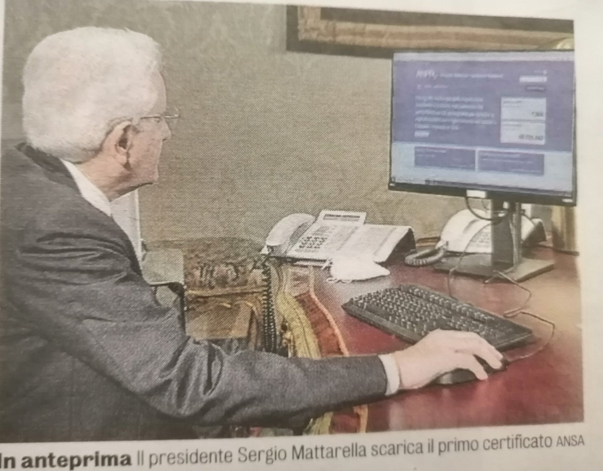 PDUmorista's tweet photo. Al via da oggi l'anagrafe digitale, 14 certificati già scaricabili gratuitamente all'indirizzo https://t.co/V4lqbR5Def.
Sergio Mattarella, in anteprima, ha scaricato il primo certificato per violazione degli art. 278 e 279 della Costituzione.
#SergioMattarella #AnagrafeDigitale https://t.co/czM1lW2ToE