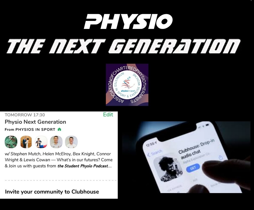 ACPSEM (@physiosinsport) on Twitter photo Come & Join us with guests from ๐ฉ๐๐ ๐๐ฉ๐ช๐๐๐ฃ๐ฉ ๐๐๐ฎ๐จ๐๐ค ๐๐ค๐๐๐๐จ๐ฉ on <a href="/Clubhouse/">Clubhouse</a> 1730 Tue
How is the profession encouraging physios coming into the profession, & how did you/will you shape your sport physio future?
clubhouse.com/join/physios-iโฆ
Follow @PhysioPodcast1! Come & Join us with guests from ๐ฉ๐๐ ๐๐ฉ๐ช๐๐๐ฃ๐ฉ ๐๐๐ฎ๐จ๐๐ค ๐๐ค๐๐๐๐จ๐ฉ on <a href="/Clubhouse/">Clubhouse</a> 1730 Tue
How is the profession encouraging physios coming into the profession, & how did you/will you shape your sport physio future?
clubhouse.com/join/physios-iโฆ
Follow @PhysioPodcast1!