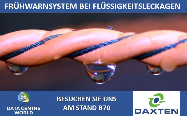 posch07's tweet photo. Damit ein paar unentdeckte Wassertropfen im #Rechenzentrum nicht ein paar Stunden später zu einem riesigen Problem werden, hilft nur eins: Ein hochsensibles Leckage-Frühwarnsystem, Mehr dazu erfahren Sie am Stand B70 auf der DCW oder vorab unter: https://t.co/8w84dWHC1X https://t.co/B6HtsNEwCu