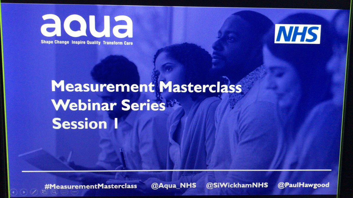 SiWickhamNHS's tweet photo. Looking forward to delivering more #MeasurementMasterclass today with @PaulHawgood as part of @Aqua_NHS AIP Elective Modules. https://t.co/ZswwPk3LMf