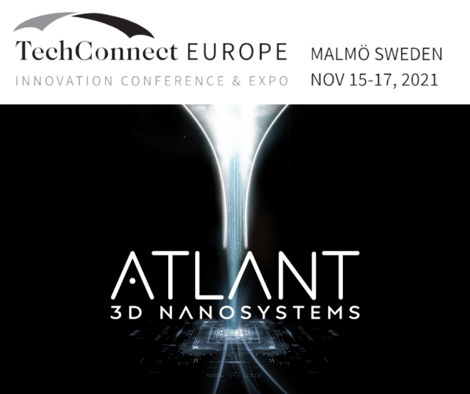 Atlant3d's tweet photo. Meet us at Tech Connect Europe 2021! 

We are delighted to be getting back to the in-person events and join #TechConnectEurope Innovation Conference in Malmö!
#startup #innovation #technology #networking https://t.co/dtaJEcH9NN