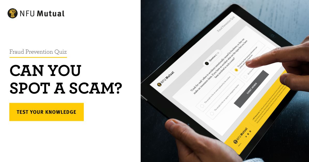 nfum's tweet photo. Fraud can present itself under many guises and with scams becoming more sophisticated, it’s important to stay alert and familiarise yourself with the tactics used.

Take our Fraud Prevention Quiz and test your knowledge: https://t.co/j98dB3uYWq https://t.co/pmk6othINn
