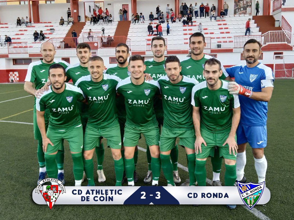 AficionRondena's tweet photo. CD Athletic de Coín 2️⃣
CD Ronda 3️⃣

Solvente actuación del CD Ronda para conseguir la victoria en un campo complicado y disipar las dudas que dejaron la semana pasada. https://t.co/WPMF4ydTc6