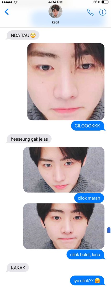 heehoonlabs's tweet photo. — :: #heehoon one tweet au

CILOK 😞 https://t.co/eAXFfukQBj