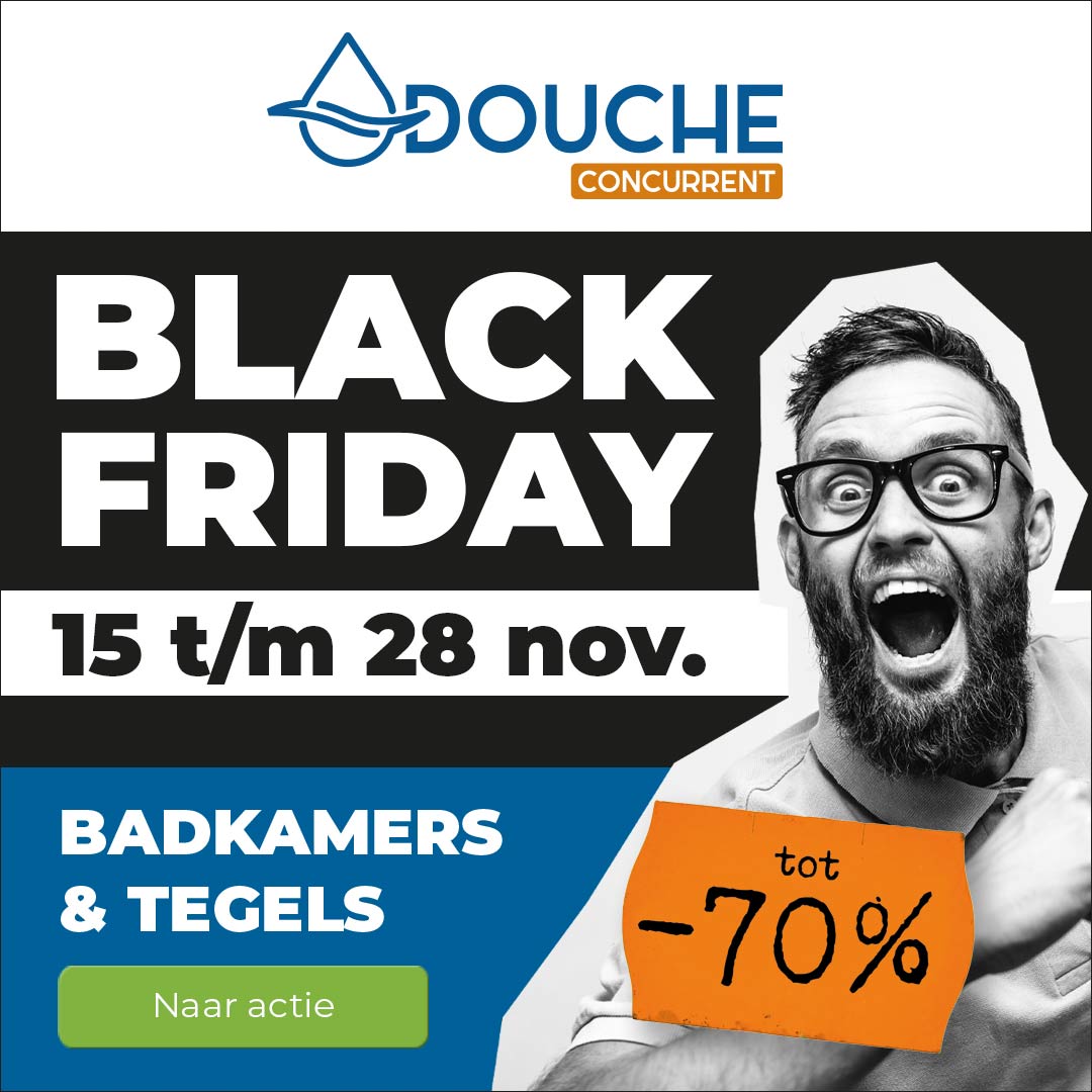 dconcurrent's tweet image. Twee weken lang Black Friday sale bij Douche Concurrent!🔥 Tot 70% korting op jouw sanitair 🚿🚽 Bekijk hier de actie: douche-concurrent.nl/blackfriday

#blackfriday #sale #sanitairsale #aanbieding #korting #badkamer