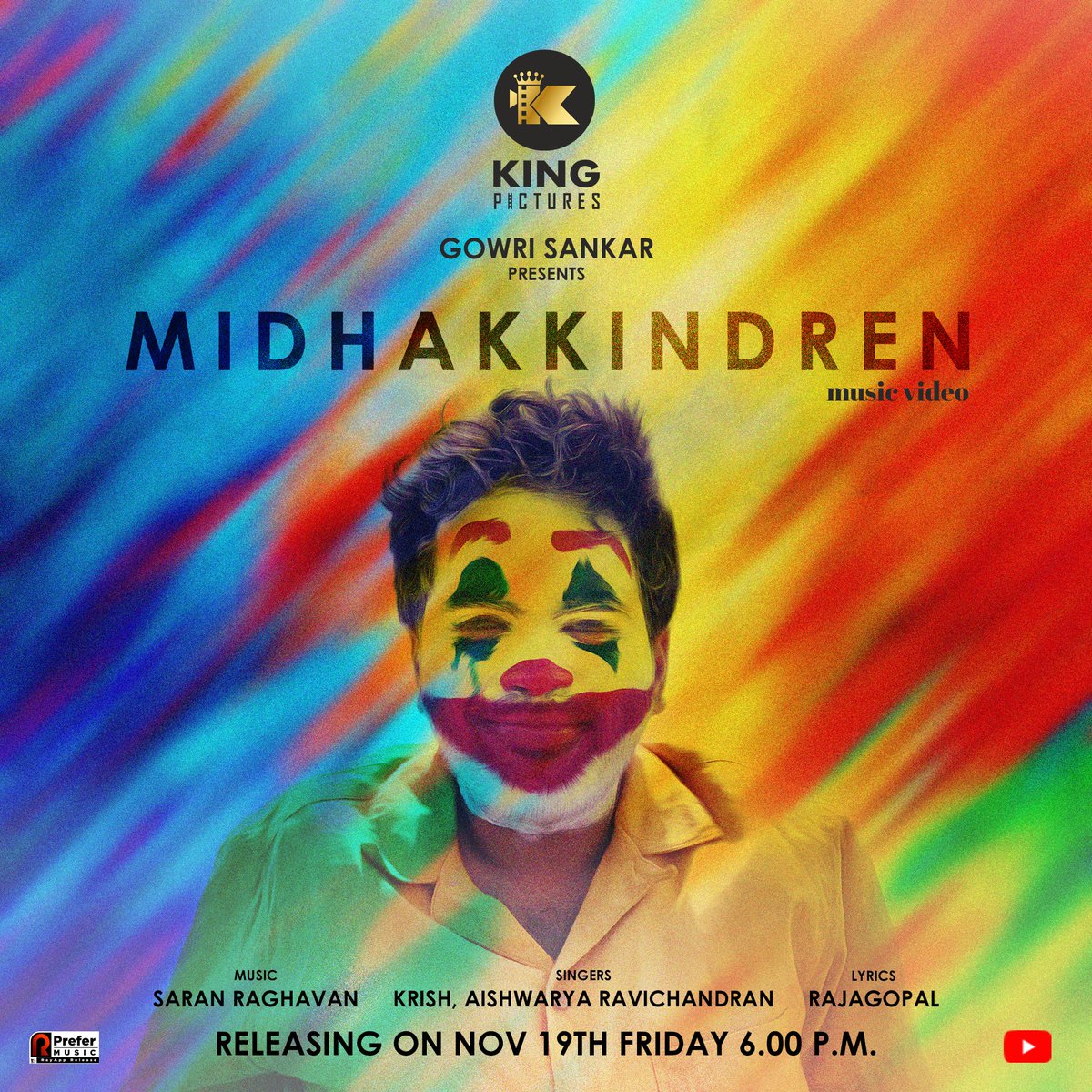 sasiwbp's tweet photo. "Midhakkindren" releasing this week friday Nov.19th.
thanks to my producer  @gowriking @KingPictures567  for believing in me. trusting me. without u this wont be possible.
thanks @krishoffl bro for rendering ur beautiful voice.
@SaraNRaghavaN @vicky_senthivel @monesh145 https://t.co/d9kXMuJxTM