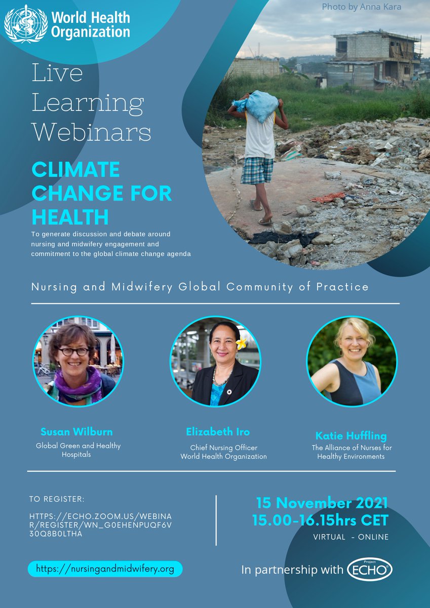 elizabeth_iro's tweet photo. Climate Change is a public health issue - join us today live learning webinar @WHO @McWhirterEmily @amandafehn 
Register here https://t.co/74HQa2qnbt https://t.co/FjbWOHCAGe