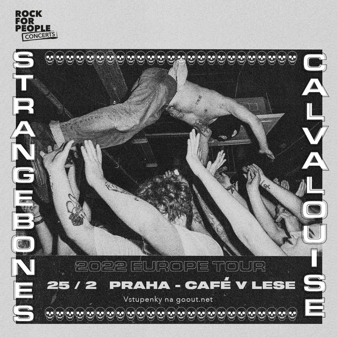 rockforpeople's tweet photo. STRANGE BONES & CALVA LOUISE are coming to PRAGUE! 🔥
🎟️Tickets from Nov 19, 10AM: https://t.co/rEZyjQYCZK
📍Event & info: https://t.co/Je48q6QXSU
@strangebones @calvalouise @gooutcz #strangebones #calvalouise #rfpconcerts https://t.co/KcyRi20Pii