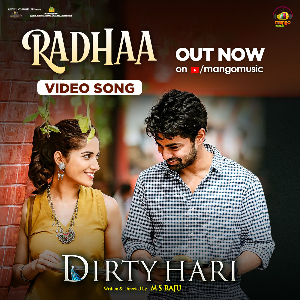 MangoMusicLabel's tweet photo. This beautiful #Radhaa video song from #DirtyHari will set your mood 💕, Out now on @mangomusiclabel
🎧https://t.co/9X3lpjlVtL
#MSRaju #SimratKaur #Shravan #RuhaniSharma #MarkKRobin #GuduruSateeshBabu #GuduruSaiPuneeth #GuduruSivaRamaKrishna #Shresta #HariniIvaturi #MangoMusic https://t.co/kq1WasRTQ7