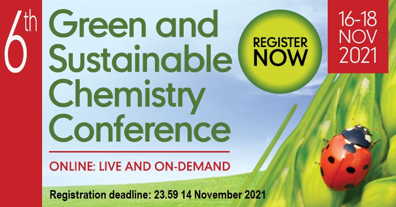 The #GreenChem2021 posters are online now. Register now to access them in advance of the live meeting and arrange 1:1 video calls with the authors during the event to discuss their research. Registration deadline is today. spkl.io/60134OVsT