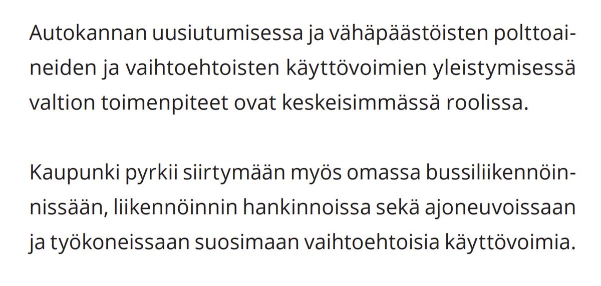 locationunknown's tweet photo. @O_Joonas Ja jos esimerkiksi kaupungin omaa Kestävän kaupunkiliikkumisen suunnitelmaa lukee, niin eikö käytännössä osa strategian kestävien kulkutapojen kasvusta ole ulkoistettu valtiolle? 🤔 https://t.co/uF44xhyNeQ