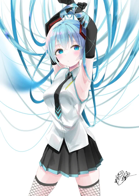 ミクの髪に縛られtie
#nerirohart #初音ミク 