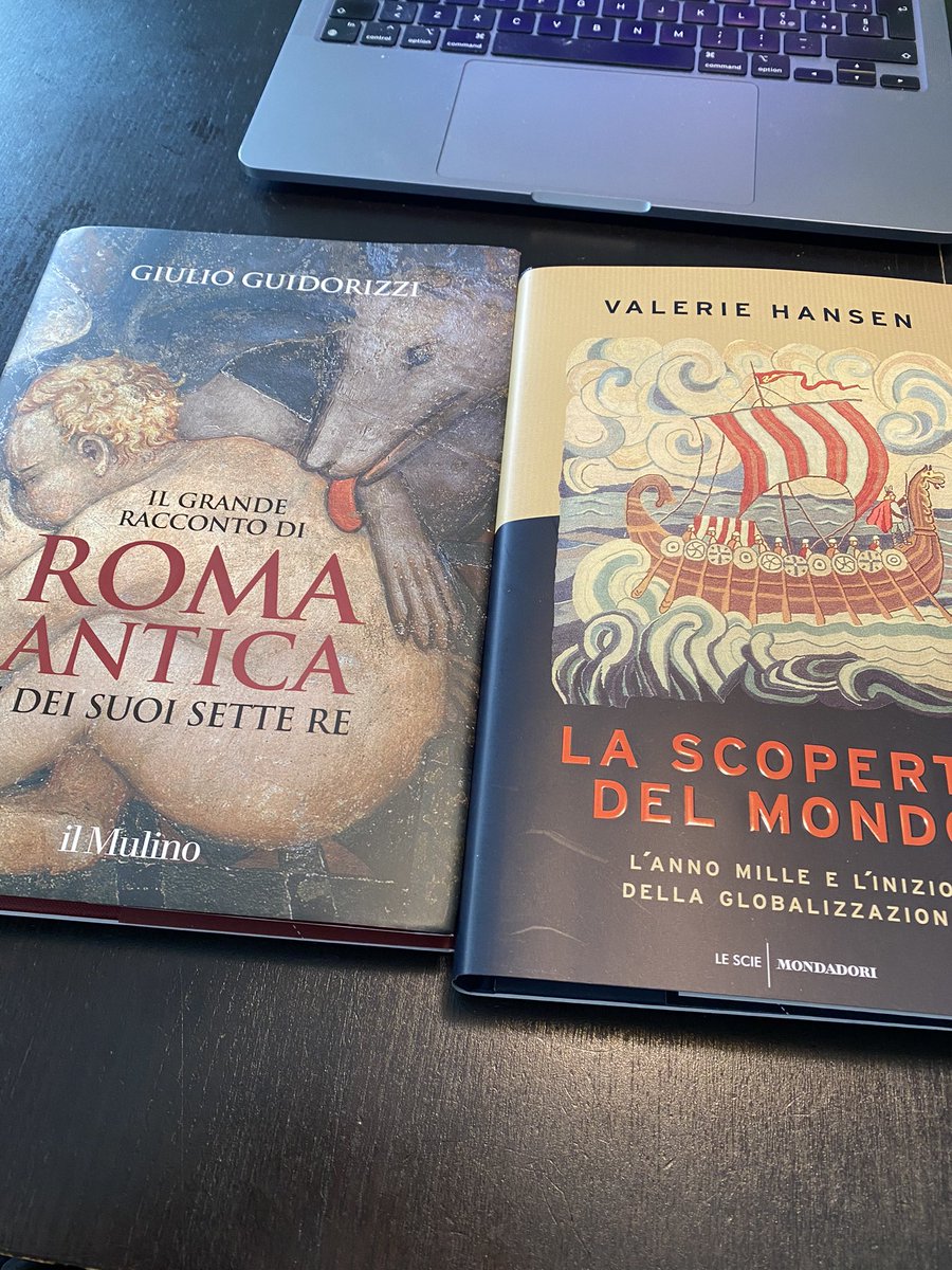 Lettore_Forte's tweet photo. Iniziò così la settimana.  Roma Antica @ilmulino e La scoperta del mondo @Mondadori. #buonalettura a tutti https://t.co/G2DFuRqjnW