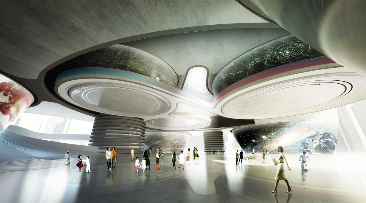 UNStudio_Arch's tweet photo. Our design for the Three Museums One Square project includes a Science, Guangzhou and Art museum - all of which are arranged on the landscape as “objects on a tray." 

Explore our design proposal: https://t.co/tICKsEhMBQ

#architecture #museumdesign #futuremuseums https://t.co/2Nqco9ZNyc