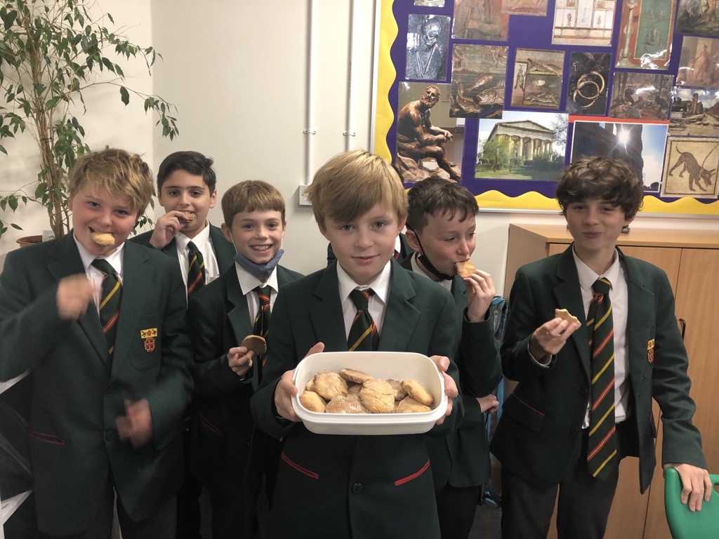 Benniesclassics's tweet photo. Some more Creative Classics from the F3 pupils - we can vouch for the breakfast honey biscuits, made using a 2000 year old recipe - they were delicious! @stbenedicts https://t.co/H7dgp9sNkD