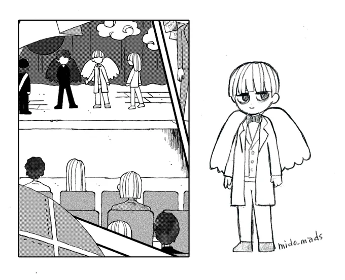 10話では学芸会で舞台に立つジョーイと客席でそれを見守るお父さんを見つけることができます(10話は2巻収録)。
他のお話もお楽しみいただければ幸いです。

1話他:https://t.co/r3HkHL3l3J
1巻:https://t.co/7qeutlKkxe
2巻:https://t.co/4pA3ljCouq 