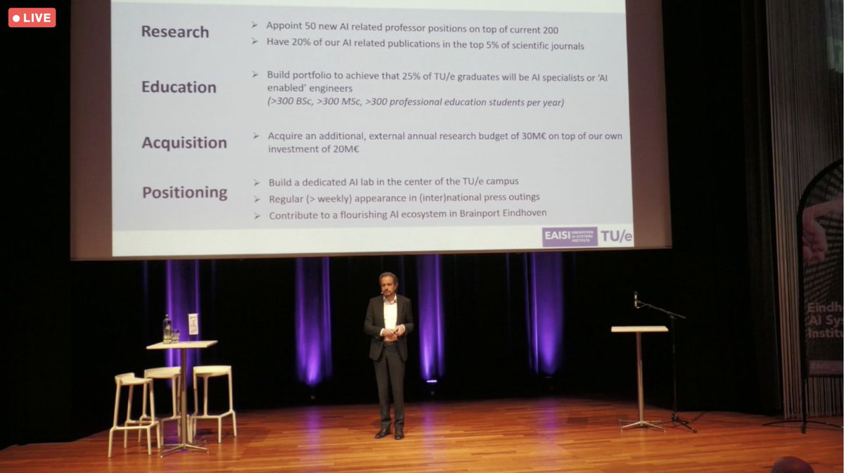 cooperativeguy's tweet photo. EAISI summit 2021 just kicked off virtually with speeches by @carlovdweijer and @jimstolze. Many more interesting sessions ahead today. #AI #responsiblemobility #NextGenIndustry #healthcareanywhere #trustworthydata #thinkingassistants
@TUeEAISI https://t.co/O1zWwFnDy2 https://t.co/tTCXQ3BbHc