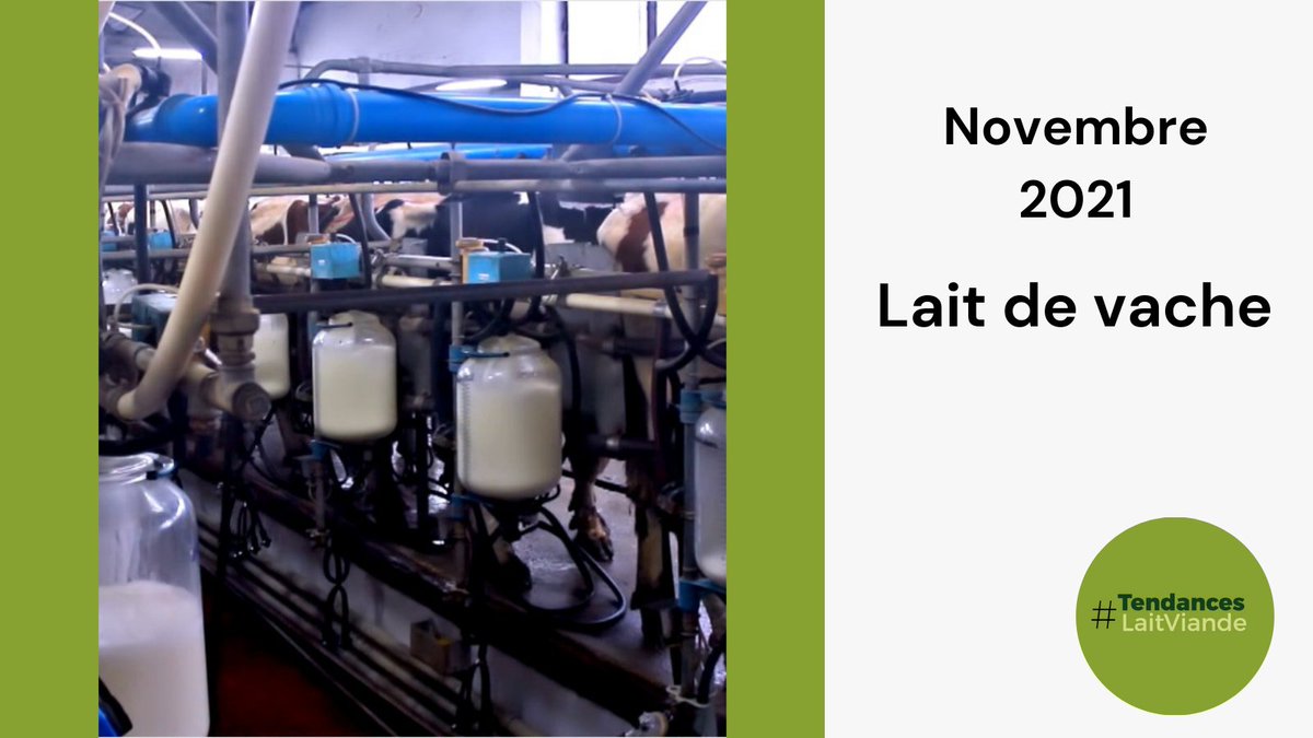 #LaitdeVache 🥛🐄

La #production de #LaitDeVache🥛🐄 ne progresse plus dans les grands bassins excédentaires, à l’exception de l’#Argentine 🇦🇷. 

+ d'infos : tendances-lait-viande.fr
#EconomieDesFilièresHerbivores
