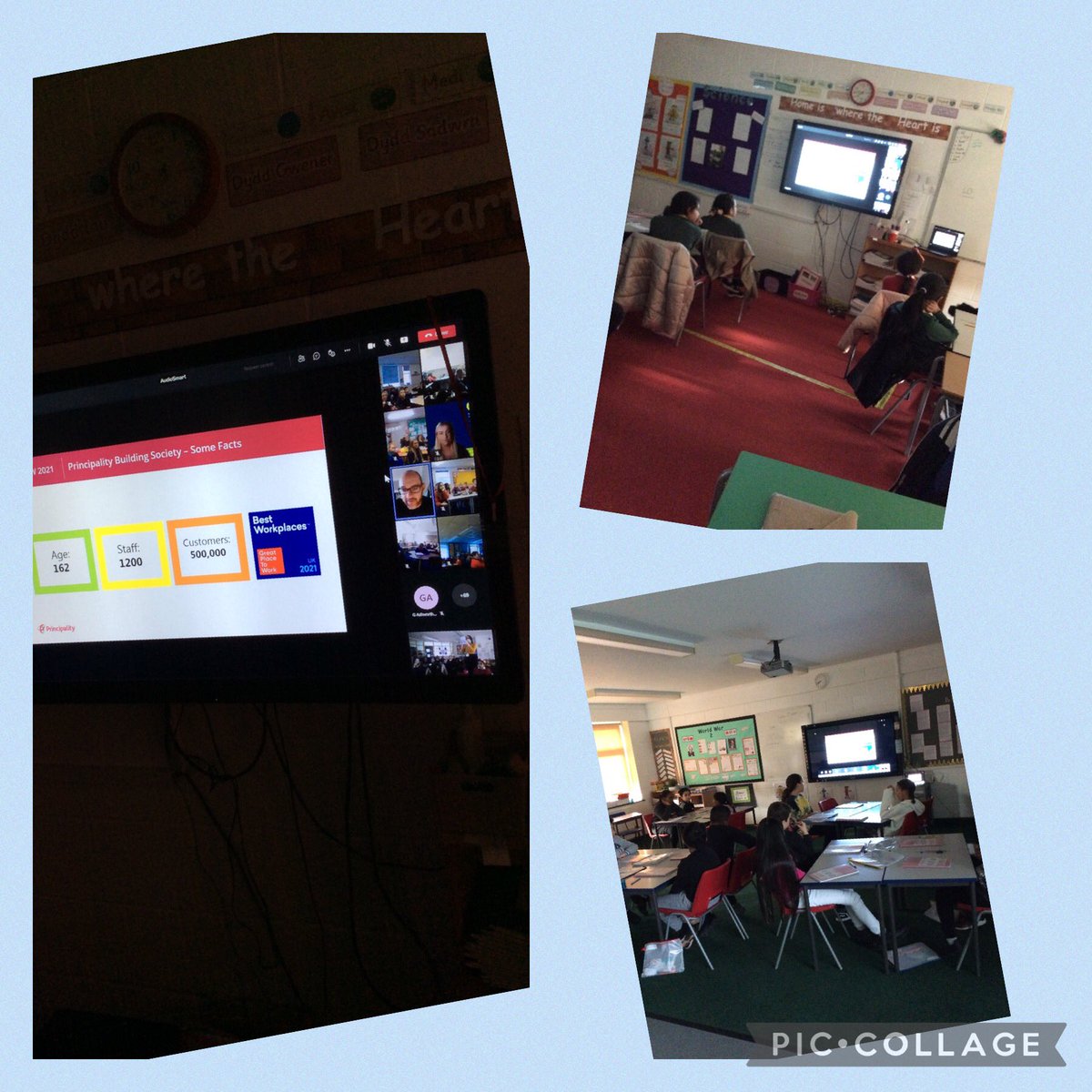 StCuthbertsPrm's tweet photo. Years 5 & 6 are taking part in the first #OpenYourEyesWeek session of the week. @PrincipalityBS are sharing their fabulous work with us all 🏦 💴 @CdfCommitment @CSCJES #enterprisingcreativeEli https://t.co/wZYafs4lwv