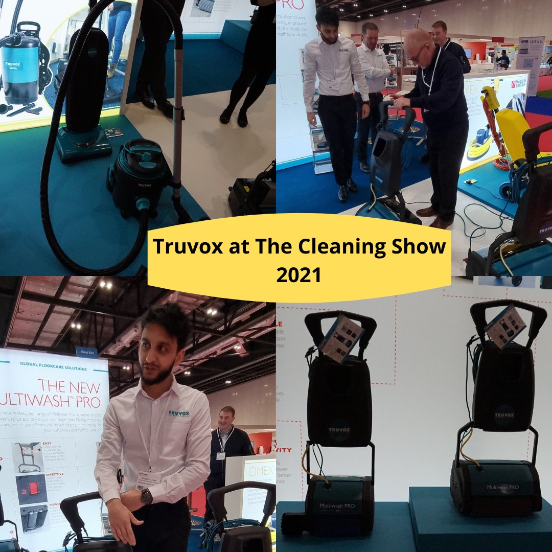 capitalgroup10's tweet photo. Was great seeing @TruvoxInt at @TheCleaningShow a few weeks ago

We loved having a demonstration of the Multiwash Pro 340, especially Kevin who then checked the suction of the VTVe vacuum by getting it to stick to the wall!

#capitalcleaning #thecleaningshow2021 #demonstraion https://t.co/P0ebla3JAs