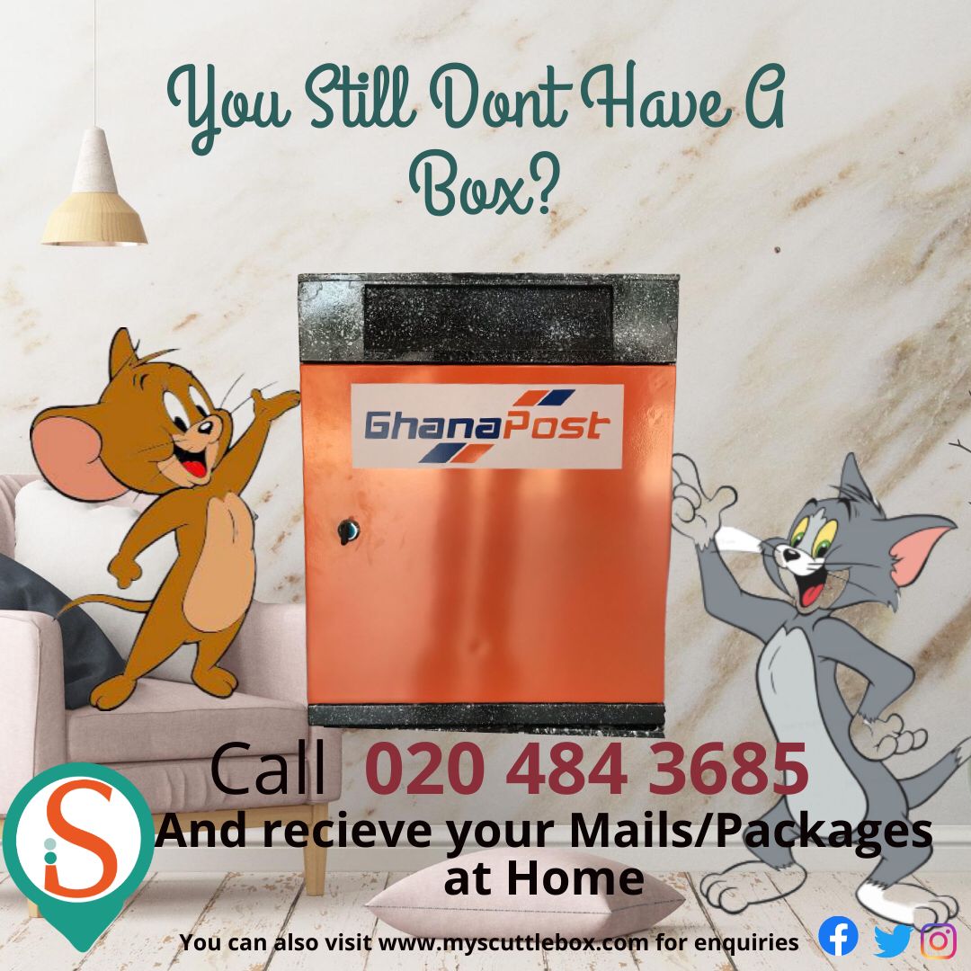 ScuttleBoxGH's tweet photo. Christmas is Coming!☺Here is the perfect box to receive your Gifts🤗 Call 020 484 3685 to request yours NOW! #saynotostress
#getascuttleboxnow 
#deliverybox #delivery #scuttlebox #mailboxghana #ghanapost #ghana #ghanafood #ghanabusiness #accra #twitterghana #trend https://t.co/aBZyuQO5cy