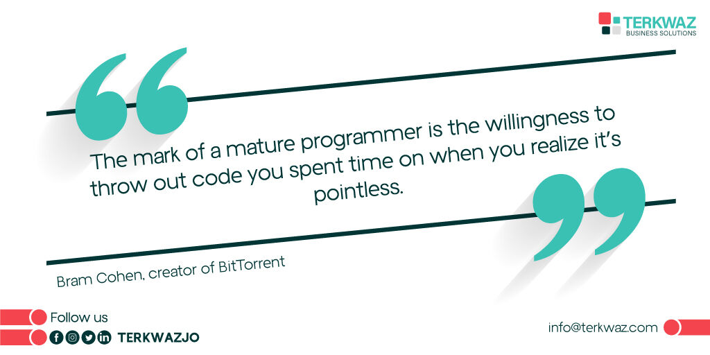 TerkwazJo's tweet image. Do you agree?

#Software
#SoftwareQuote
#BramCohen
