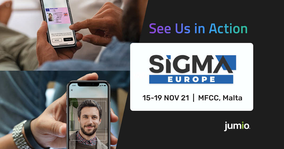 jumio's tweet photo. Meet us this week at @worldsgamingfestival to find out how to know and trust your players. Join us at booth ST1 - Register to attend here: https://t.co/Oagqxi2LCd
#KYC #identityverification #AML #Gaming #WorldsGamingFestival #iGamingSummit  #AIBCsummit https://t.co/H87tcTFIxl