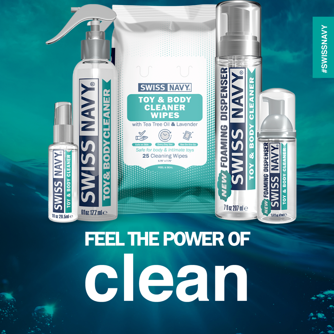UseSwissNavy's tweet photo. SWISS NAVY Toy & Body Cleaner
Using an unclean toy is almost like unprotected sex. Without proper cleaning, a toy may become a breeding ground for things you don't want in your body.
Feel the power of clean!
#swissnavylube #cleanisgood https://t.co/aisBifFqjf