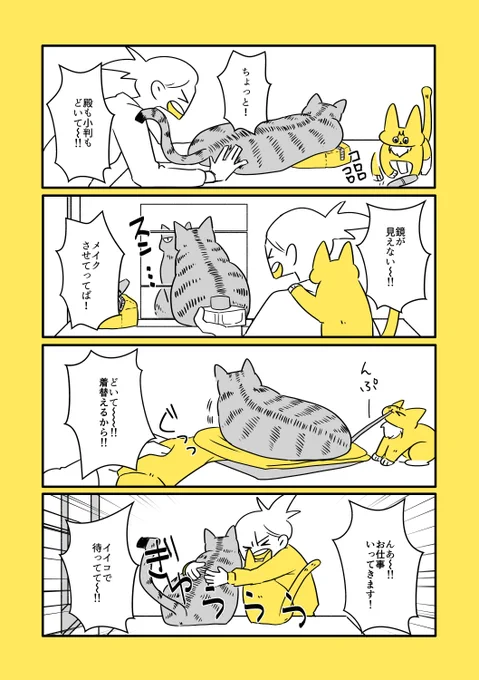 猫と子猫と毎朝の攻防 
https://t.co/ZpL86hDIvH 