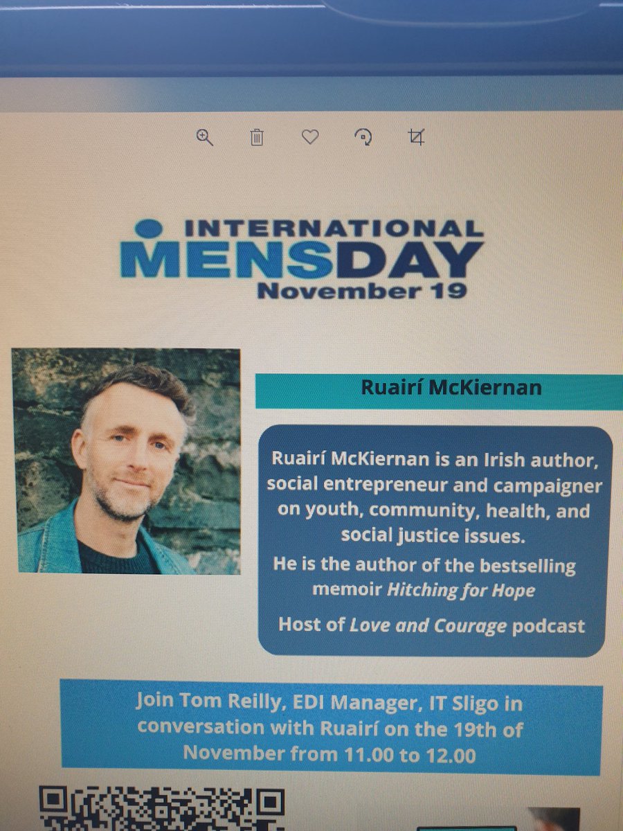 ATU, Sligo_EDI (@itsligo_edi) on Twitter photo We're delighted that <a href="/ruairimckiernan/">Ruairí McKiernan</a> will be joining us on #IMD this Friday to discuss men's health and wellbeing <a href="/itsligo/">ATU Sligo</a> @itsligosu <a href="/GMITOfficial/">Hurling_Kerry</a> @LYIT We're delighted that <a href="/ruairimckiernan/">Ruairí McKiernan</a> will be joining us on #IMD this Friday to discuss men's health and wellbeing <a href="/itsligo/">ATU Sligo</a> @itsligosu <a href="/GMITOfficial/">Hurling_Kerry</a> @LYIT