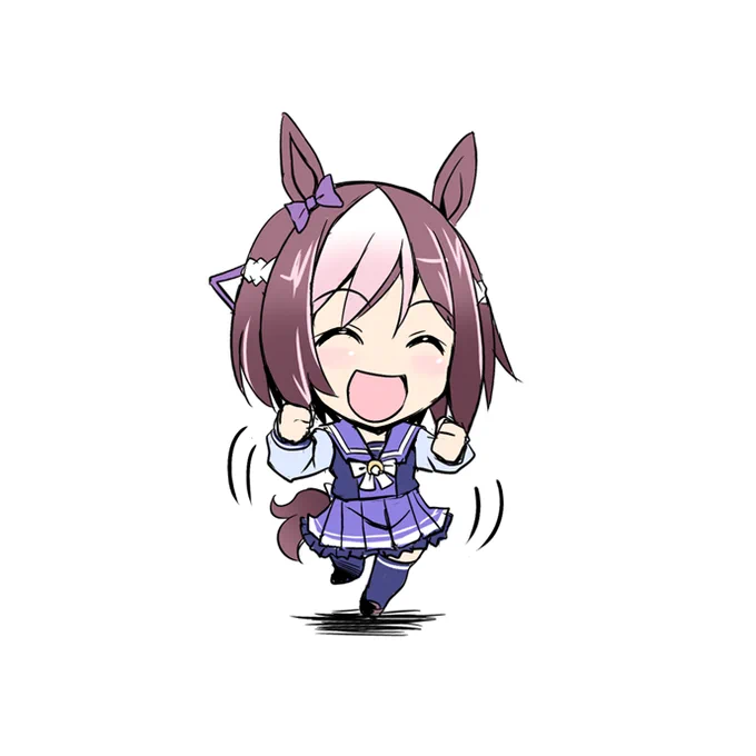 そういえば前に踊るスペちゃん描いてたな…ってことで
#ウマ娘 