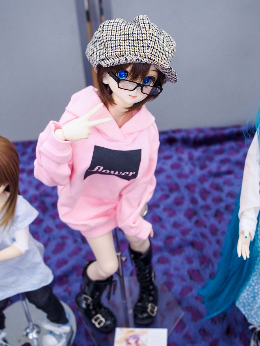 dolls_daydream's tweet photo. 約１年ぶりのイドル参加♪
連れていたうちのこと戦利品です💗 https://t.co/mN0L6DugVz