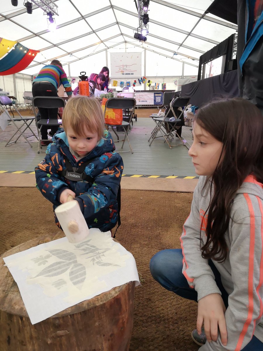 Getting muddy being crafty and learning about the importance of soil at this family friendly COP26 event. #TogetherForOurPlanet #OneStepGreener #KidsActivities